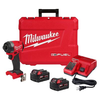 MLW2953-22 image(0) - Milwaukee Tool M18 FUEL 1/4" Hex Impact Driver Kit