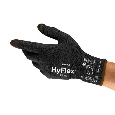 ASL11542100-1 image(0) - Ansell HYFLEX 11-542 LIGHTEST WGT HIGH CUT GLOVES, SZ 10