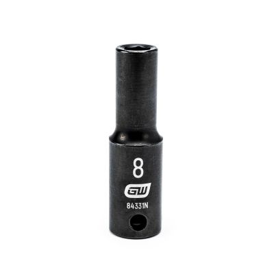 KDT84331N image(0) - GearWrench 3/8" Drive 6 Point Deep Impact Metric Socket 8mm