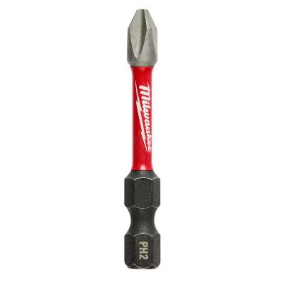 MLW48-32-4055 image(0) - Milwaukee Tool SHOCKWAVE 2 in. Impact PH2 Power Bits (3 Pack)