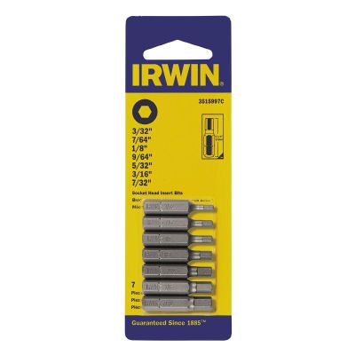 IRWIWAF21HEX7 image(0) - Irwin Industrial 1-1/4in 7pc 3/32" thru 1-1/4"