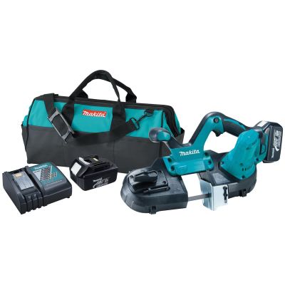 MAKXBP01 image(0) - Makita 18V LXT LI Ion Compact Band Saw Kit