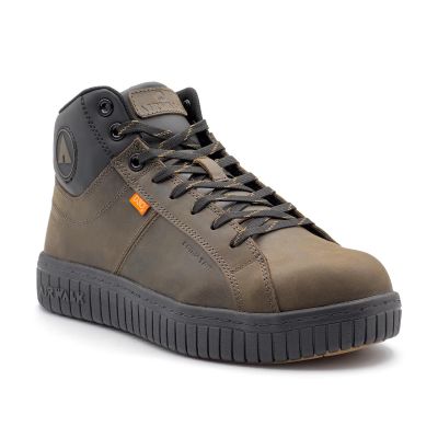 FSIAW5010-7EE image(0) - AIRWALK Deuce Mid MET - Men's - CT|EH|MT|SF|SR - Dark Coffee / Black - Size: 7 - 2E - (Extra Wide)