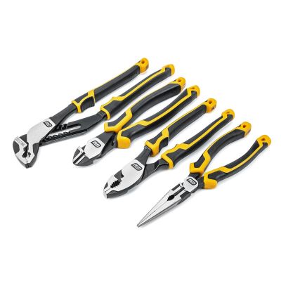 KDT82203C-06 image(0) - Gearwrench 4 Pc. PITBULL Dual Material Mixed Plier Set