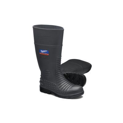 BLU028-060 image(0) - Steel Toe Gumboots-Waterproof, Metarsal Guard, Puncture Resistant Midsole, Grey, AU size 6, US size 7