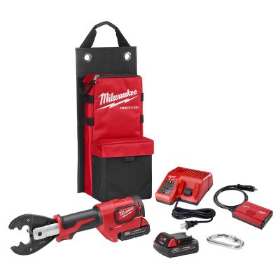 MLW2678-22BG image(0) - M18FORCE LOGIC 6T Utility Crimper Kit with D3 Grooves and Fixed BG Die