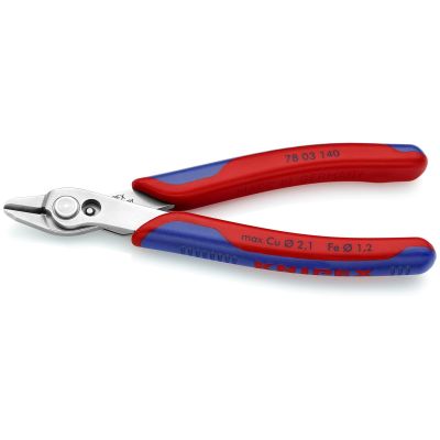 KNP7803140 image(0) - KNIPEX 5 1/2In Electronics Super Knips XL-Comfort Grip