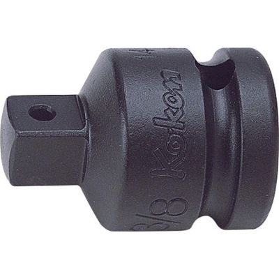 KKN14433A-B image(0) - Ko-ken USA 14433A-B 1/2 Sq. Dr. Adaptor  3/8 Square Length 37.5mm Ball type