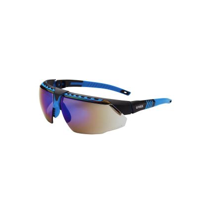 UVXS2873 image(0) - Uvex Avatar Glasses Blk/blue, Blue Mir Hc