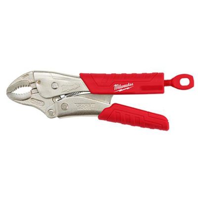 MLW48-22-3407 image(0) - Milwaukee Tool 7" Locking Pliers  Curved Jaw w/ Durable Grip