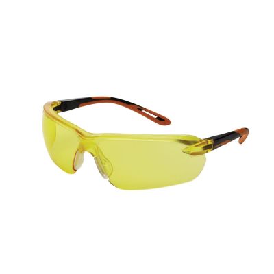 SRWS71203 image(0) - Sellstrom - Safety Glasses - XM310 Series - Amber Lens - Black/Orange Frame - Hard Coated
