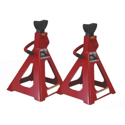 INT3312C image(0) - American Forge & Foundry AFF - Jack Stands - 12 Ton Capacity - Ratcheting - Double Locking - Pair