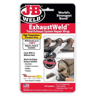JBW38572 image(0) - J B Weld J-B Weld 38572 ExhaustWeld 2x72 inch Exhaust Repair Wrap
