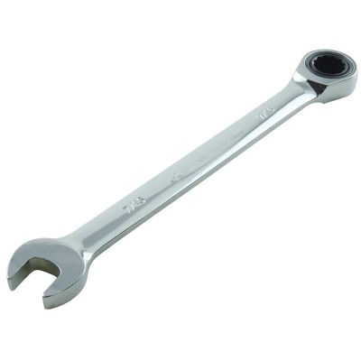 KTI45414 image(0) - K Tool International Wrench Ratcheting SAE 7/16