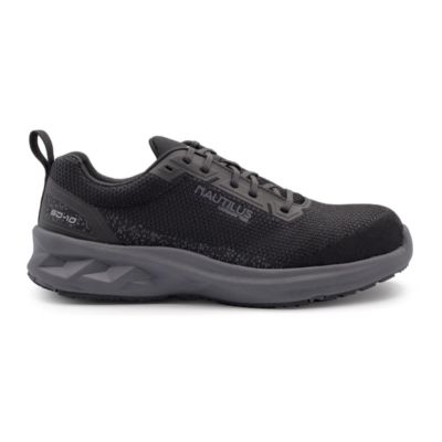 FSIN5120-9.5EE image(0) - Nautilus Safety Footwear Nautilus Safety Footwear - SPRINGWATER SD10 - Men's Low Top Shoe - CT|SD|SF|SR - Black / Grey - Size: 9.5 - 2E - (Extra Wide)