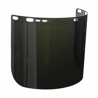 SRW29080 image(0) - Jackson Safety Jackson Safety - Replacement Windows for F50 Polycarbonate Special Face Shields - Shade IRUV 5.0 - 8" x 15.5" x.060" - D Shape - (12 Qty Pack)