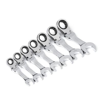 KDT9570 image(0) - GearWrench STUBBY FLEX GEAR WR. 7PC SAE