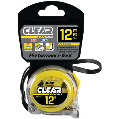 WLMW5044 image(0) - Wilmar Corp. / Performance Tool 12' X 5/8" Clear Tape Measure