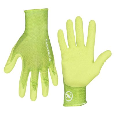 LEGGC221S image(0) - Flexzilla® Foam Latex Dip Gloves, ZillaGreen™, S