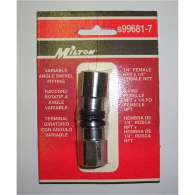 MILS99681-7 image(0) - Milton Industries Variable Angle Swivel 1/4" FNPT x 1/4" FNPT