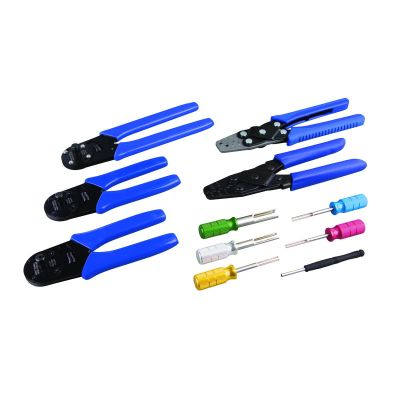 CAL55000 image(0) - Horizon Tool DEUTSCH TERMINAL SERVICE SET, 11 PIECE (Crimper Set)