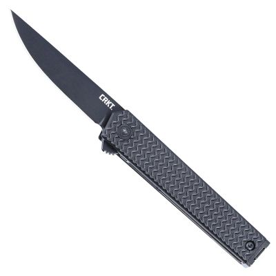 CRK7081D2K image(0) - CRKT (Columbia River Knife) CEO Everyday Carry Folding Knife: Drop Point with D2 Steel Blade, Aluminum Handle, Liner Lock