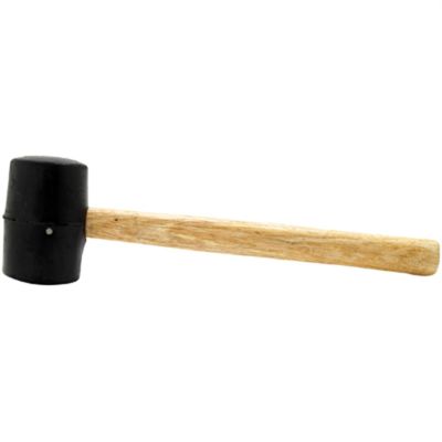 WLM1129 image(0) - Wilmar Corp. / Performance Tool 8oz Wood Handle Rubber Mallet