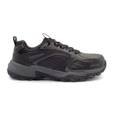 FSIN1100-10EE image(0) - Nautilus Safety Footwear Nautilus Safety Footwear - TITAN - Men's Low Top Shoe - CT|EH|SF|SR - Black / Grey - Size: 10 - 2E - (Extra Wide)