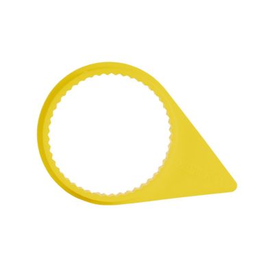 MRICPMASY33 image(0) - Checkpoint Checkpoint Medium Arrow Wheel Nut Indicator - Solid Yellow 33 mm (Bag of 100 Pcs)