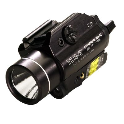 STL69120 image(0) - Streamlight TLR-2 Rail Mounted Tactical Weapon Light with Red Laser - Black