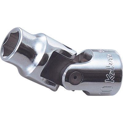 KKN3440M-15 image(0) - Ko-ken USA 3440M-15 3/8 Sq. Dr. Universal Socket  15mm 6 point Length 53.5mm