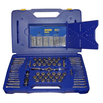 HAN1813817 image(0) - Hanson 116 PIECE TAP/DIE/DRILL DELUXE SET w/PTS HANDLE