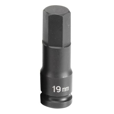 GRE2919M image(0) - Grey Pneumatic SOC 19MM 1/2D IMP HEX