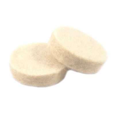 FOR60208 image(0) - Forney Industries Polishing Wheel, Felt Replacement, 1 in (2-Pack)