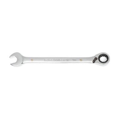 KDT86615 image(0) - Gearwrench 15mm 90-Tooth 12 Point Reversible Ratcheting Wrench