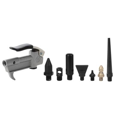 KTI71016 image(0) - K Tool International Air Blow Gun Kit 7 Tips