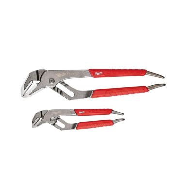 MLW48-22-6330 image(0) - Milwaukee Tool 6" 10" STRAIGHT JAW COMFORT GRIP PLIERS SET, REAM & PUNCH HANDLES