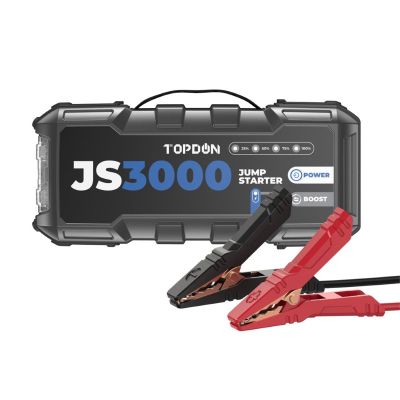 TOPJS3000 image(0) - Topdon JumpSurge3000 - 3000 Peak Amp Battery Jumpstarter, Power Bank, & Flashlight