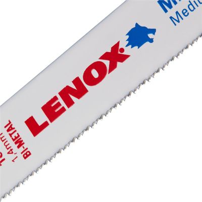 LEX20567 image(0) - Lenox Tools Reciprocating Saw Blades, 618R, Bi-Metal, 6 in. Lo