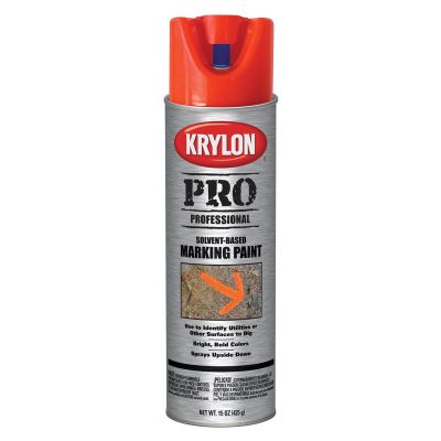 DUP7310 image(0) - Krylon Mark Paint Fluorescent Red Orange 15 oz.