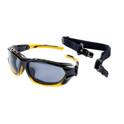 SRWS70001 image(0) - Sellstrom Sellstrom - Safety Glasses - XPS530 Series - Smoke Lens - Yellow/Black Frame -  AF/HC -  Sealed