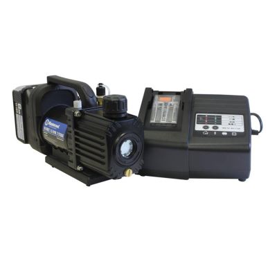 MSC90058-AUT image(0) - Mastercool Cordless 1.5 CFM 2 stage vacuum pump complete kit