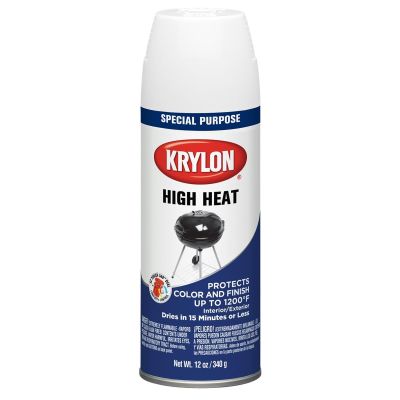 DUP1505 image(0) - Krylon High Heat Enamel White 12 oz.