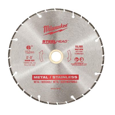 MLW49-93-7815 image(0) - Milwaukee Tool 6" SteelHead Diamond Cut-Off