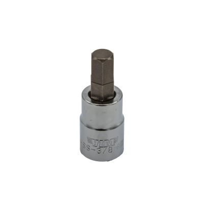 VIMHSS-3-8 image(0) - VIM 3/8" HEX BIT, SATIN X 3/8" SQ. DR. BIT HOLDER