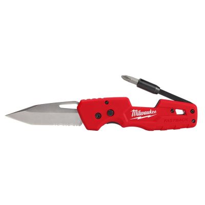 MLW48-22-1540 image(0) - Milwaukee Tool FASTBACK 5-in-1 Folding Knife