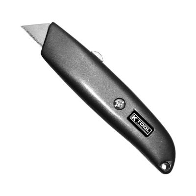 KTI73105 image(0) - Utility Knife 6" Retractable w/ Extra Blade