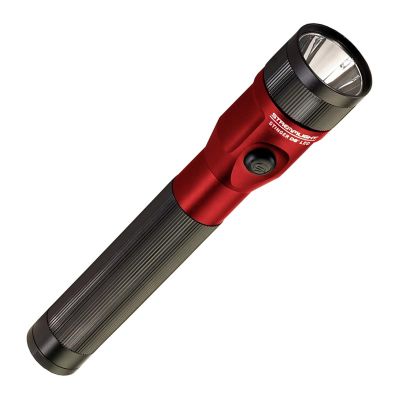 STL75614 image(0) - Streamlight Stinger DS LED Bright Rechargeable Flashlight with Dual Switches - Red