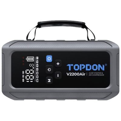TOPV2200AIR image(0) - Topdon 2-in-1 2200 Peak Amp Jump Starter & Air Compressor