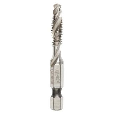 MLW48-89-4873 image(0) - Milwaukee Tool 1/4-20 UNC SHOCKWAVE Impact Drill and Tap Bit